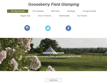 Tablet Screenshot of gooseberryfieldcampsite.com
